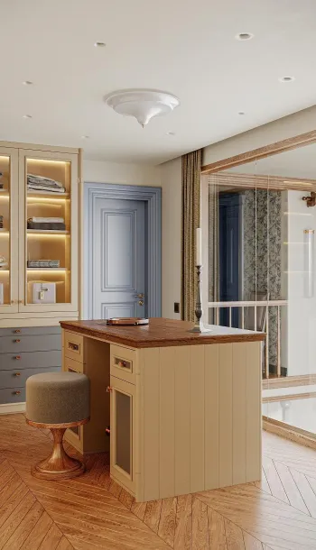 Интерьер гардеробной  смотреть на Basicdecor