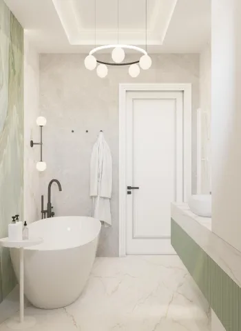 Интерьер ванной  смотреть на Basicdecor