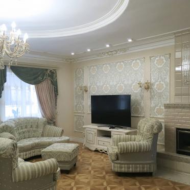 Интерьер гостиной в классическом стиле смотреть на Basicdecor