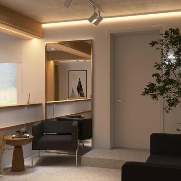 Интерьер c подсветкой  смотреть на Basicdecor