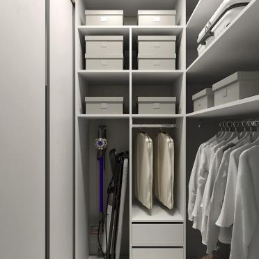Интерьер гардеробной  смотреть на Basicdecor