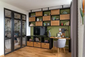 Интерьер c рабочим местом  смотреть на Basicdecor