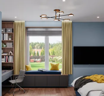 Интерьер спальни  смотреть на Basicdecor
