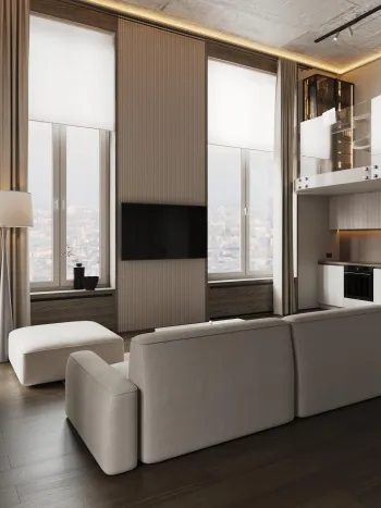 Интерьер гостиной  смотреть на Basicdecor