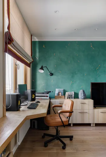 Интерьер c рабочим местом  смотреть на Basicdecor