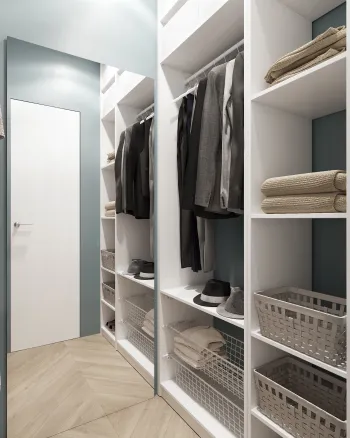 Интерьер гардеробной в современном стиле смотреть на Basicdecor