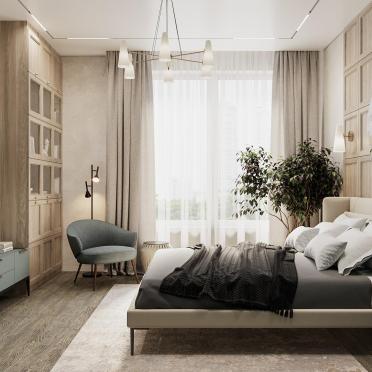 Интерьер спальни  смотреть на Basicdecor