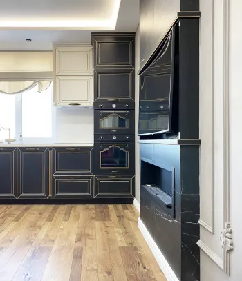 Интерьер кухни в неоклассике смотреть на Basicdecor