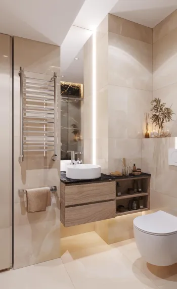 Интерьер ванной  смотреть на Basicdecor