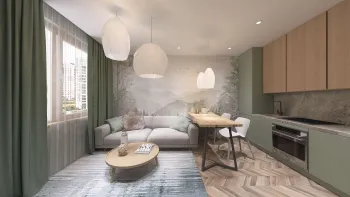 Интерьер гостиной  смотреть на Basicdecor