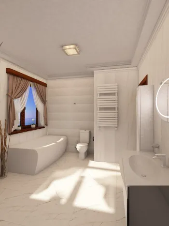 Интерьер ванной  смотреть на Basicdecor