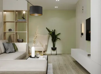 Интерьер гостиной  смотреть на Basicdecor