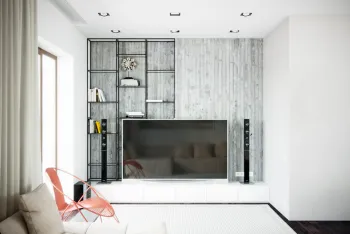 Интерьер гостиной в современном стиле смотреть на Basicdecor