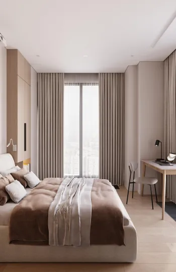 Интерьер спальни  смотреть на Basicdecor