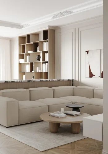 Интерьер гостиной в современном стиле смотреть на Basicdecor