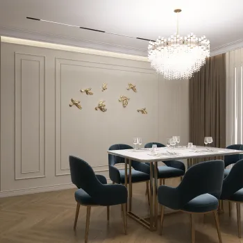 Интерьер столовой  смотреть на Basicdecor