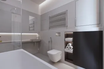 Интерьер ванной  смотреть на Basicdecor