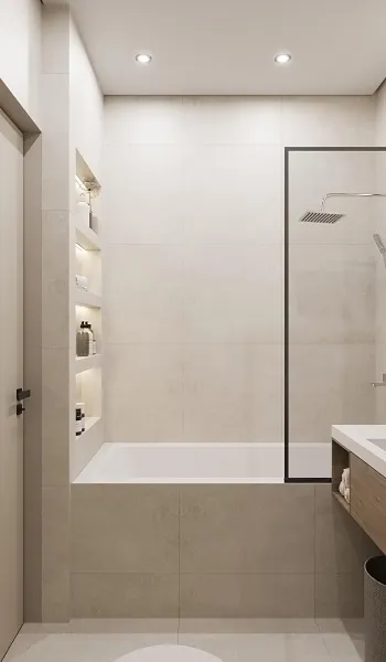 Интерьер ванной  смотреть на Basicdecor