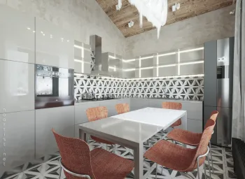 Интерьер кухни в современном стиле смотреть на Basicdecor