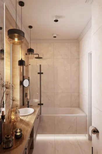 Интерьер ванной  смотреть на Basicdecor