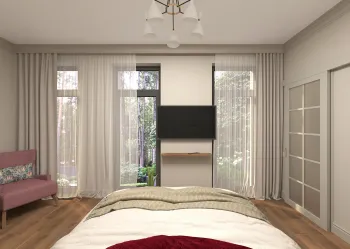Интерьер спальни  смотреть на Basicdecor