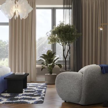 Интерьер гостиной  смотреть на Basicdecor