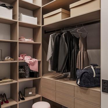 Интерьер гардеробной  смотреть на Basicdecor