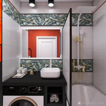 Интерьер ванной в современном стиле смотреть на Basicdecor