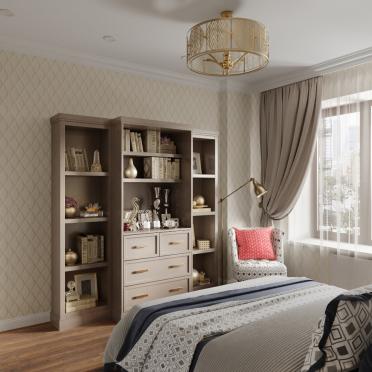 Интерьер спальни в неоклассике смотреть на Basicdecor