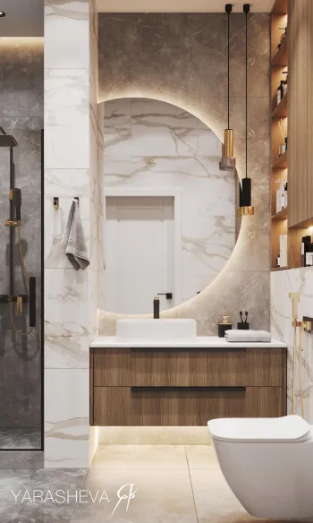 Интерьер ванной  смотреть на Basicdecor