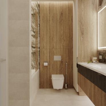 Интерьер ванной в современном стиле смотреть на Basicdecor