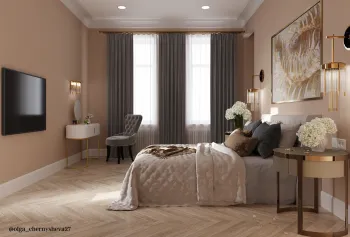 Интерьер спальни  смотреть на Basicdecor
