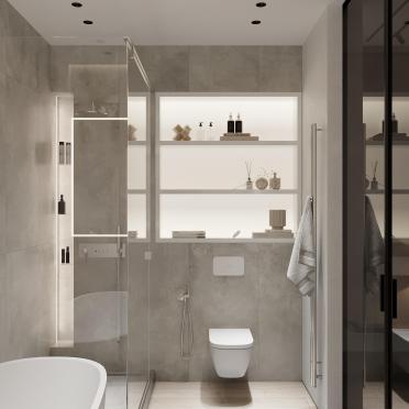 Интерьер ванной  смотреть на Basicdecor