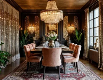 Интерьер столовой в восточном стиле смотреть на Basicdecor