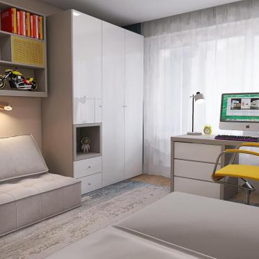 Интерьер детской с для мальчика в современном стиле смотреть на Basicdecor