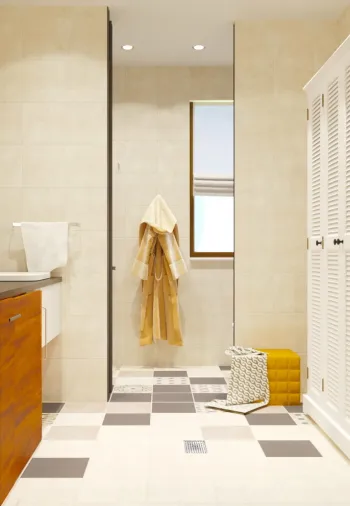 Интерьер ванной в современном стиле смотреть на Basicdecor