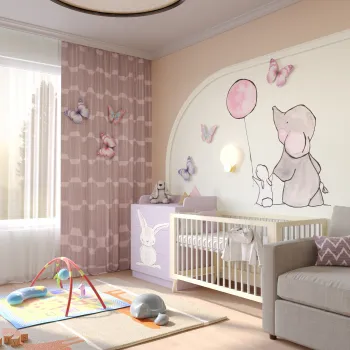 Интерьер детской с для девочки  смотреть на Basicdecor