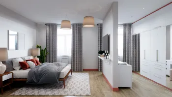 Интерьер спальни в скандинавском стиле смотреть на Basicdecor