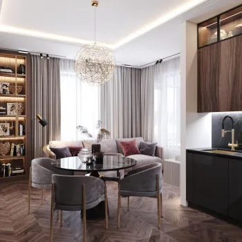 Интерьер гостиной  смотреть на Basicdecor
