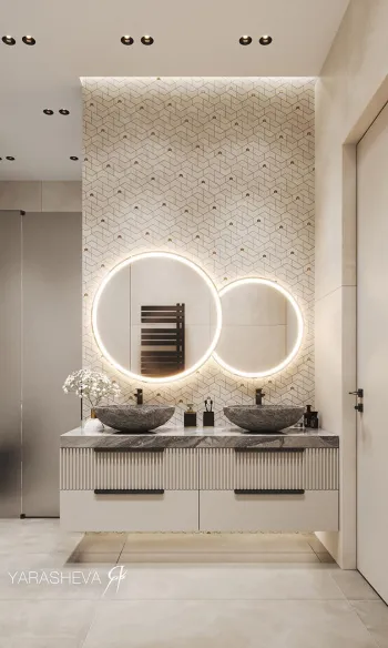 Интерьер ванной  смотреть на Basicdecor
