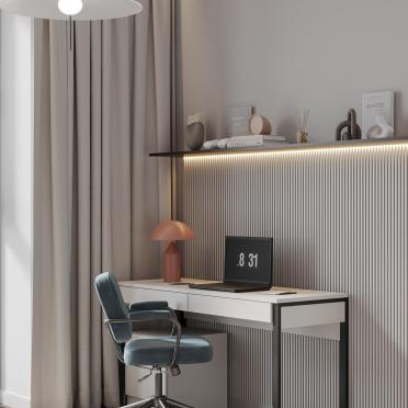 Интерьер спальни c подсветкой  смотреть на Basicdecor