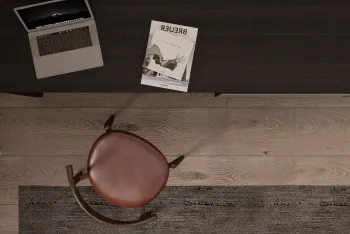 Интерьер c рабочим местом в современном стиле смотреть на Basicdecor