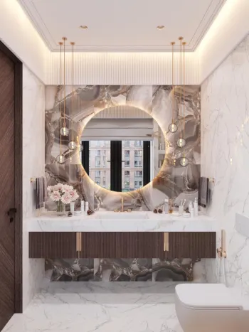 Интерьер ванной  смотреть на Basicdecor