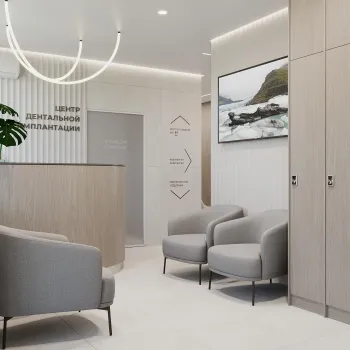Интерьер гостиной с ресепшном  смотреть на Basicdecor