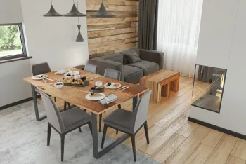 Интерьер столовой  смотреть на Basicdecor