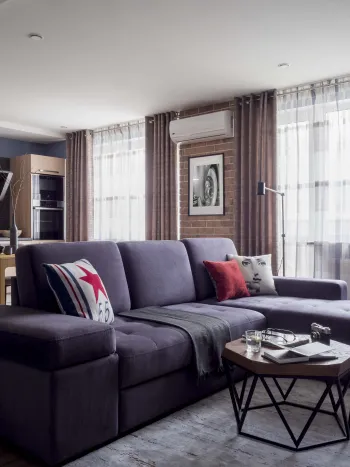 Интерьер гостиной  смотреть на Basicdecor