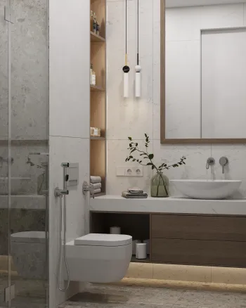 Интерьер ванной  смотреть на Basicdecor