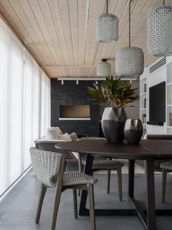 Интерьер столовой  смотреть на Basicdecor