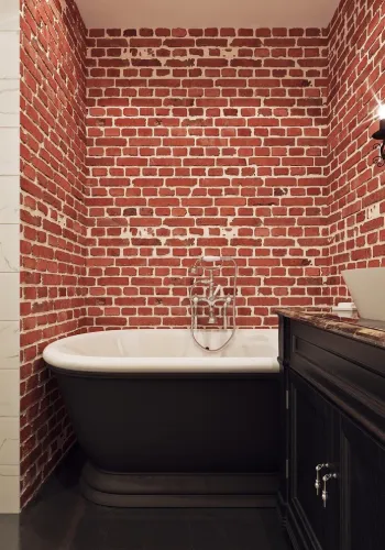 Интерьер ванной в стиле лофт смотреть на Basicdecor