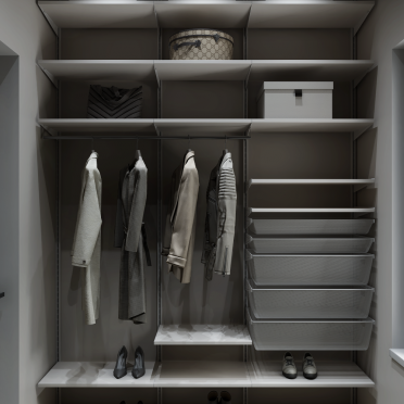 Интерьер гардеробной  смотреть на Basicdecor